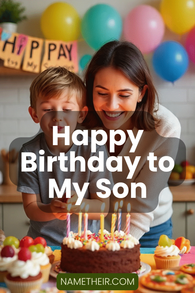Happy Birthday to My Son