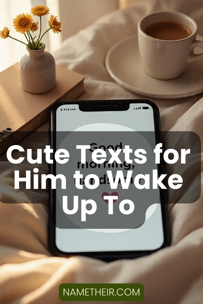 Cute Texts for Him to Wake Up To