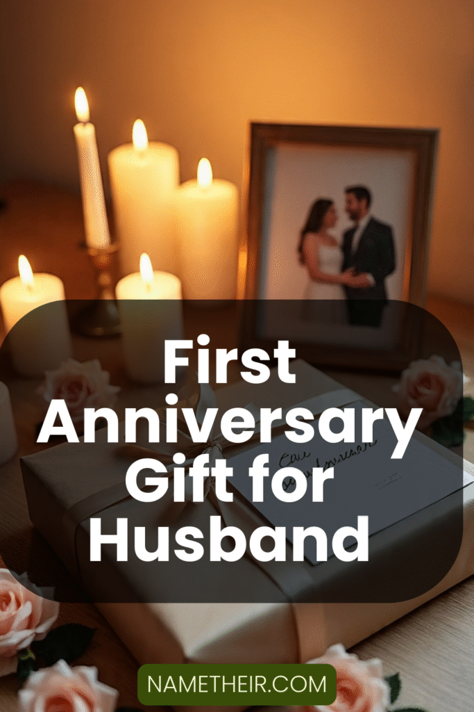 First Anniversary Gift for Husband
