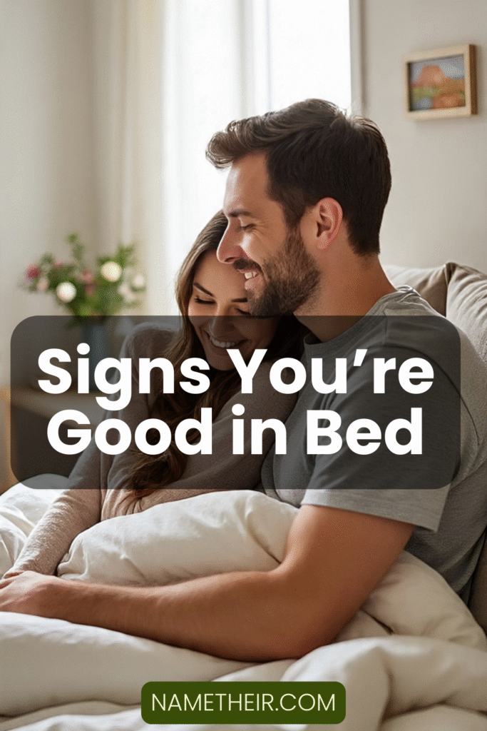 Signs You’re Good in Bed