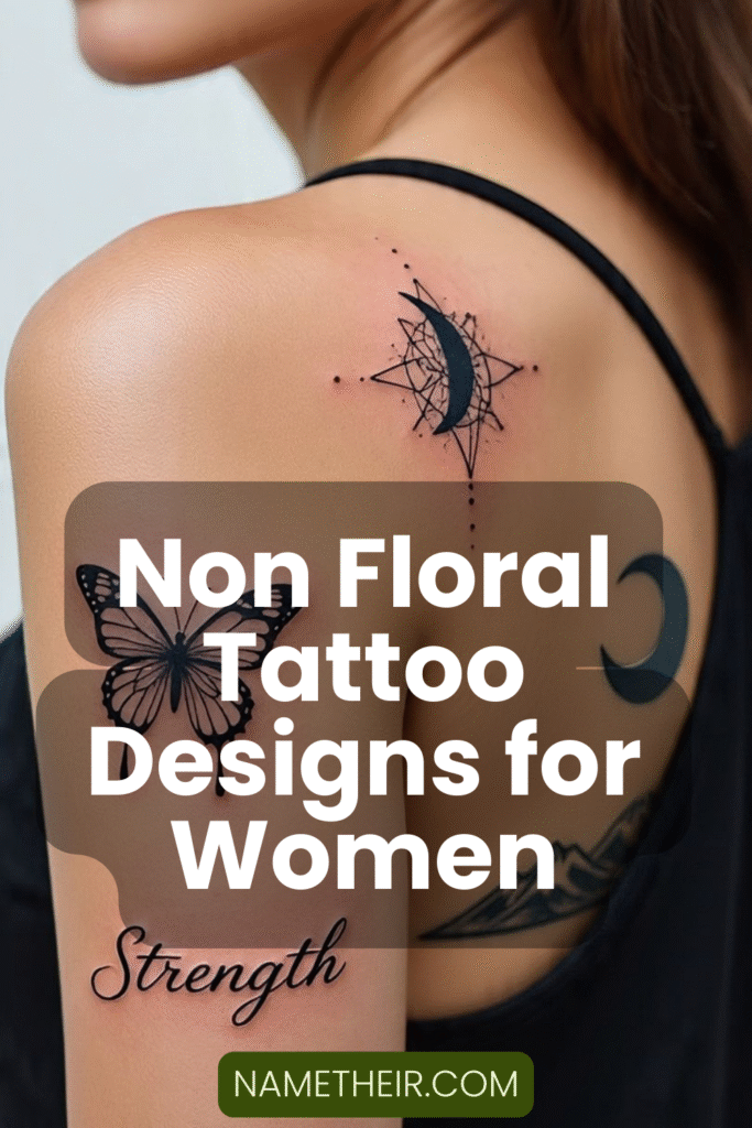 Non Floral Tattoo Designs for Women