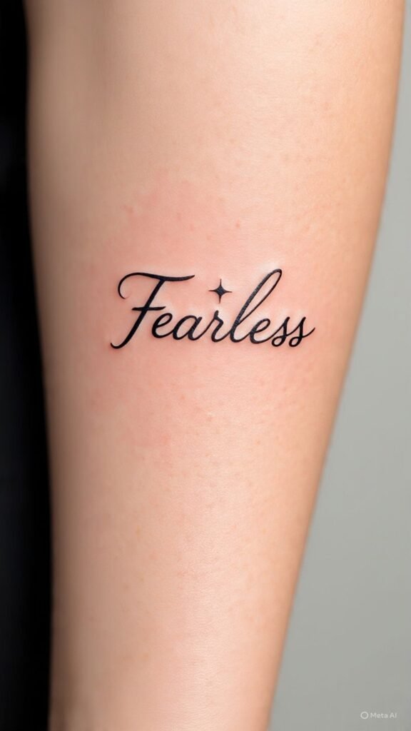 Script and Quote Tattoos