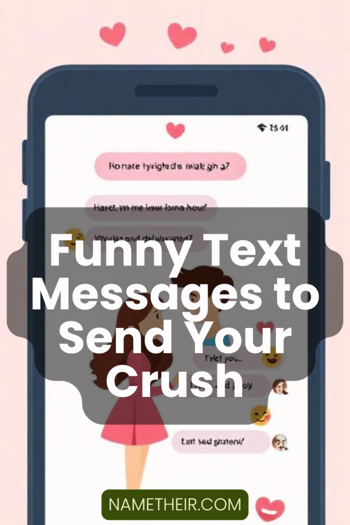 Funny Text Messages to Send Your Crush
