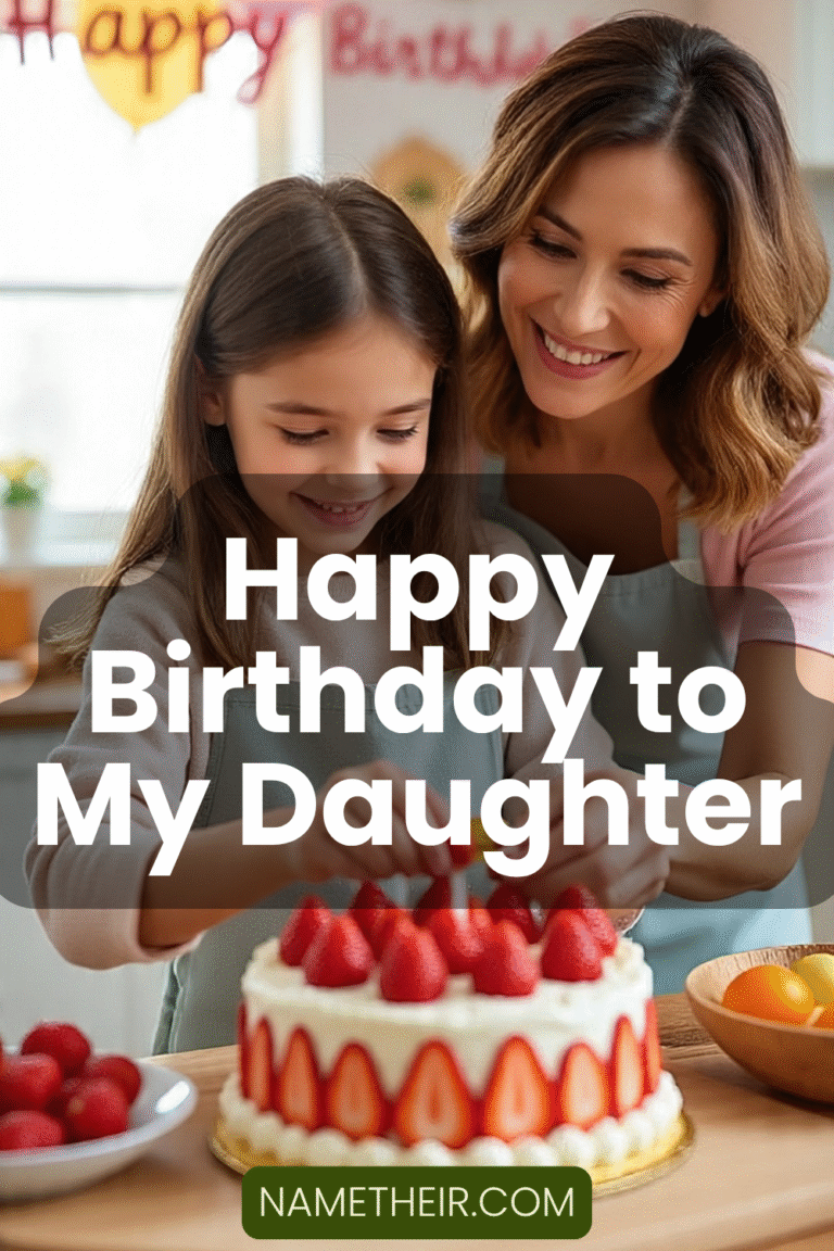 Happy Birthday to My Daughter