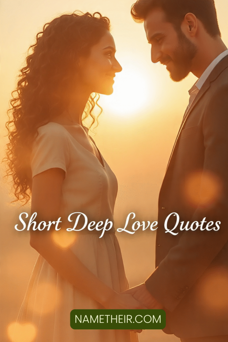 Short Deep Love Quotes