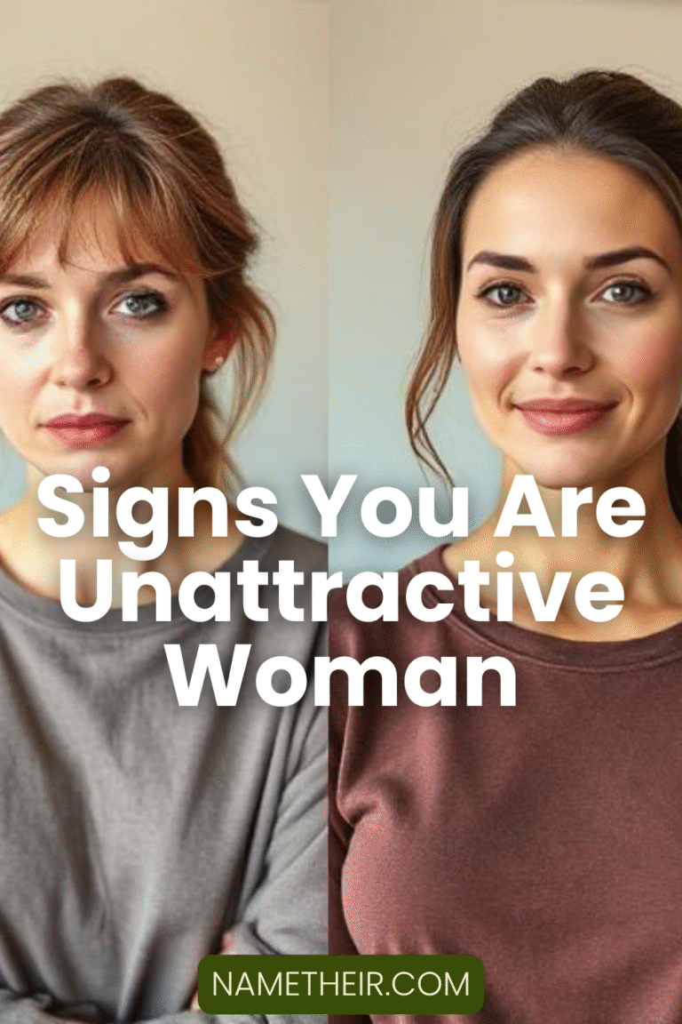 Signs You Are Unattractive Woman