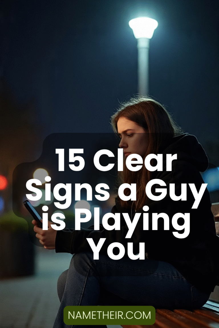 Signs a Guy is Playing You