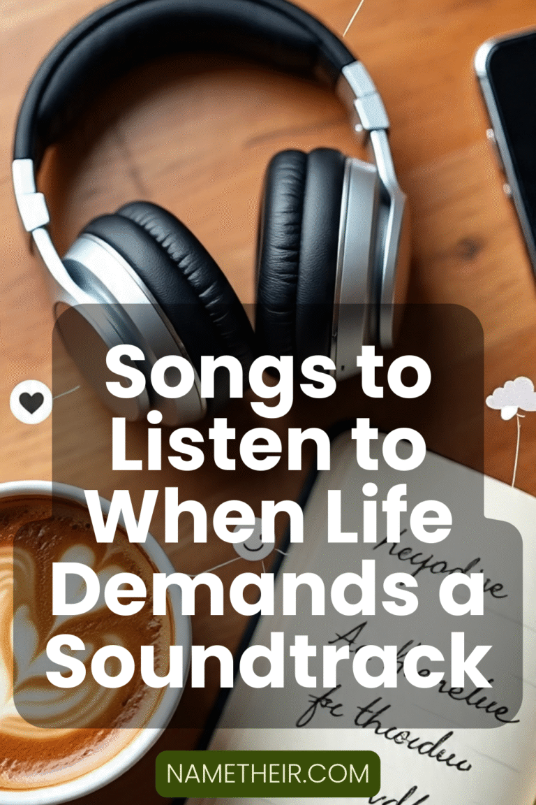 Songs to Listen to When