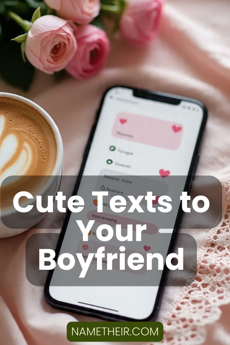 Cute Texts to Your Boyfriend