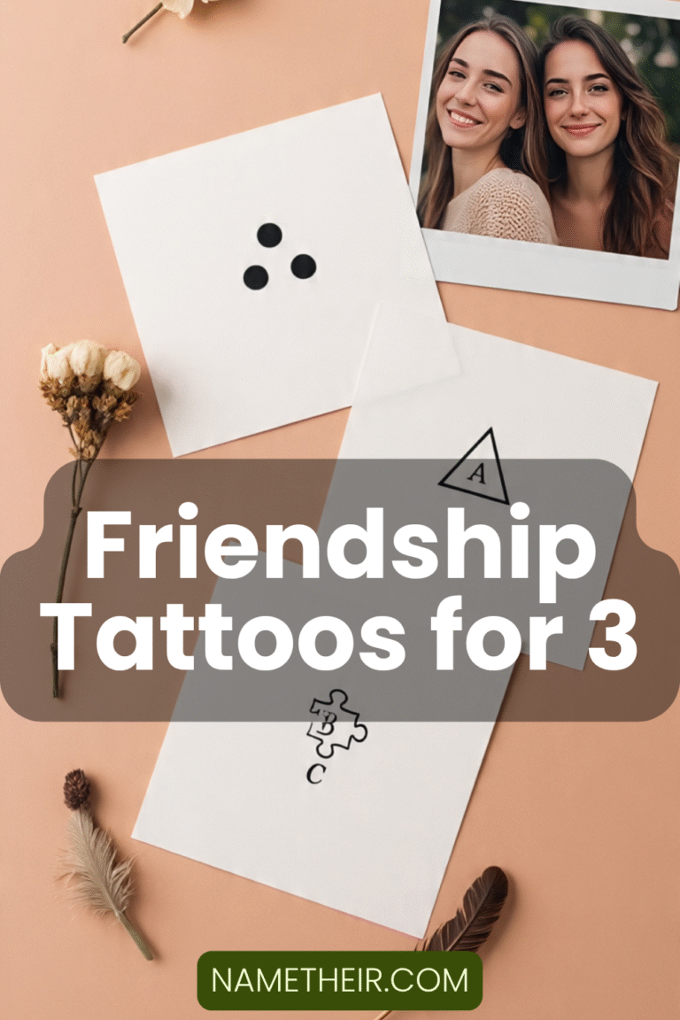 Friendship Tattoos for 3