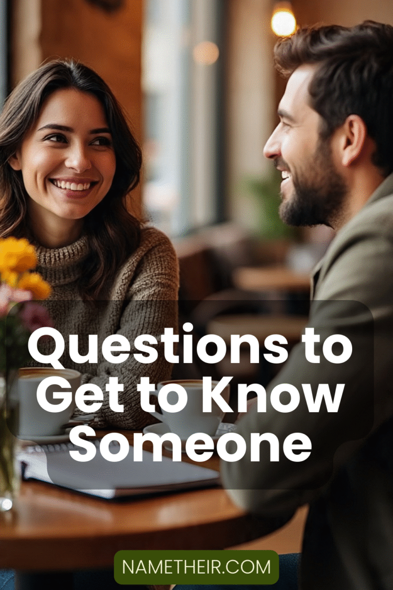 Questions to Get to Know Someone