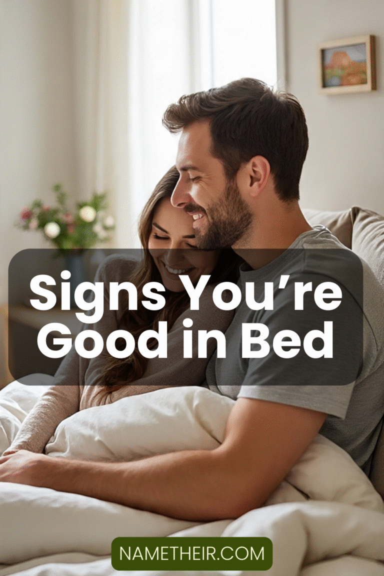 Signs You’re Good in Bed