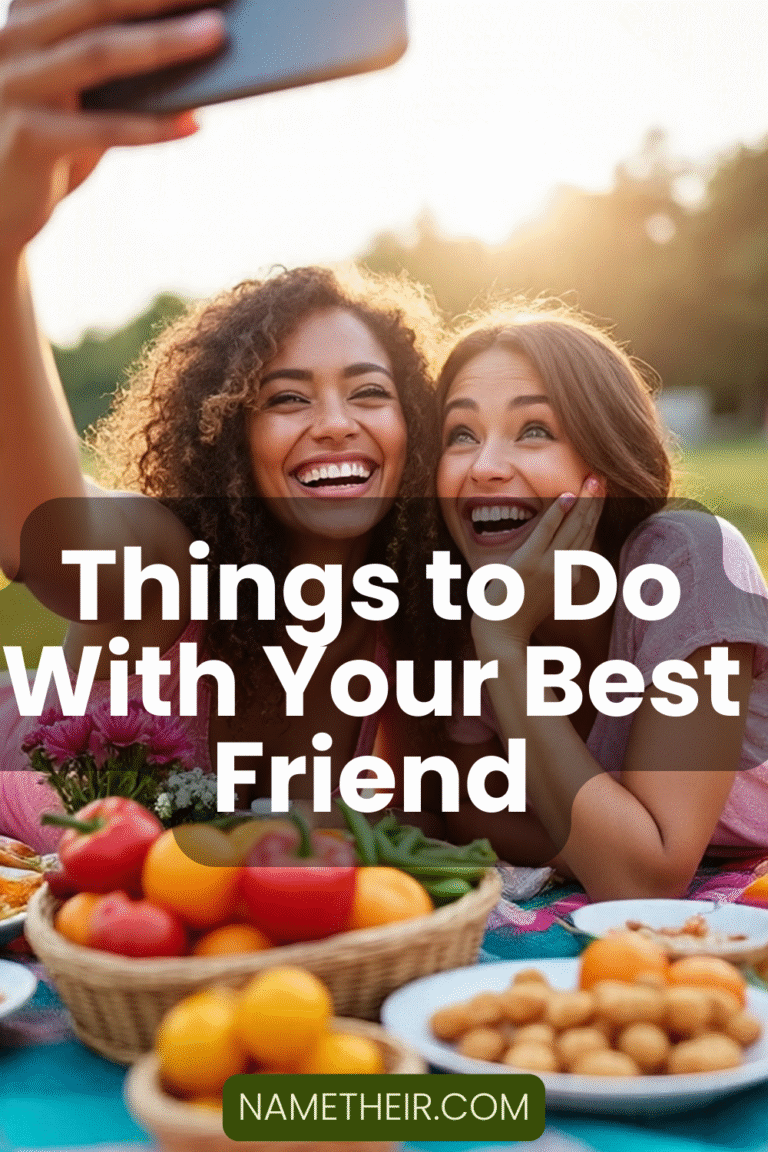 Things to Do With Your Best Friend