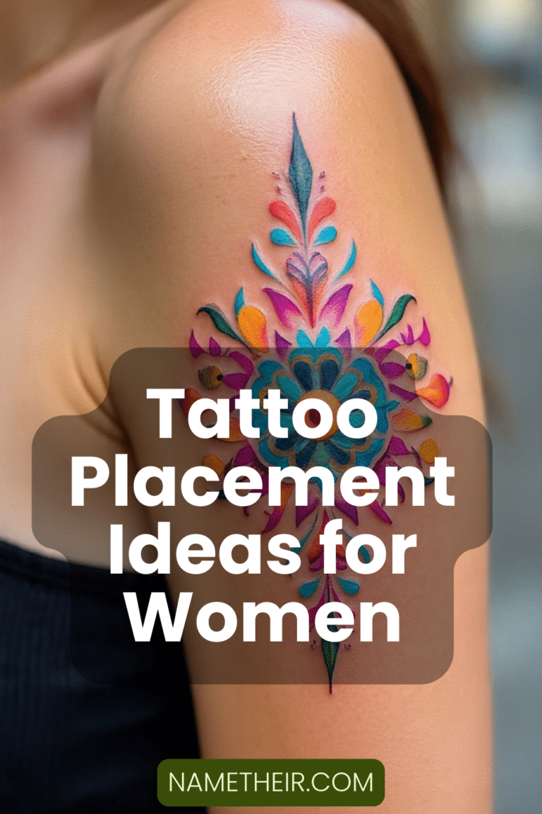 Tattoo Placement Ideas for Women