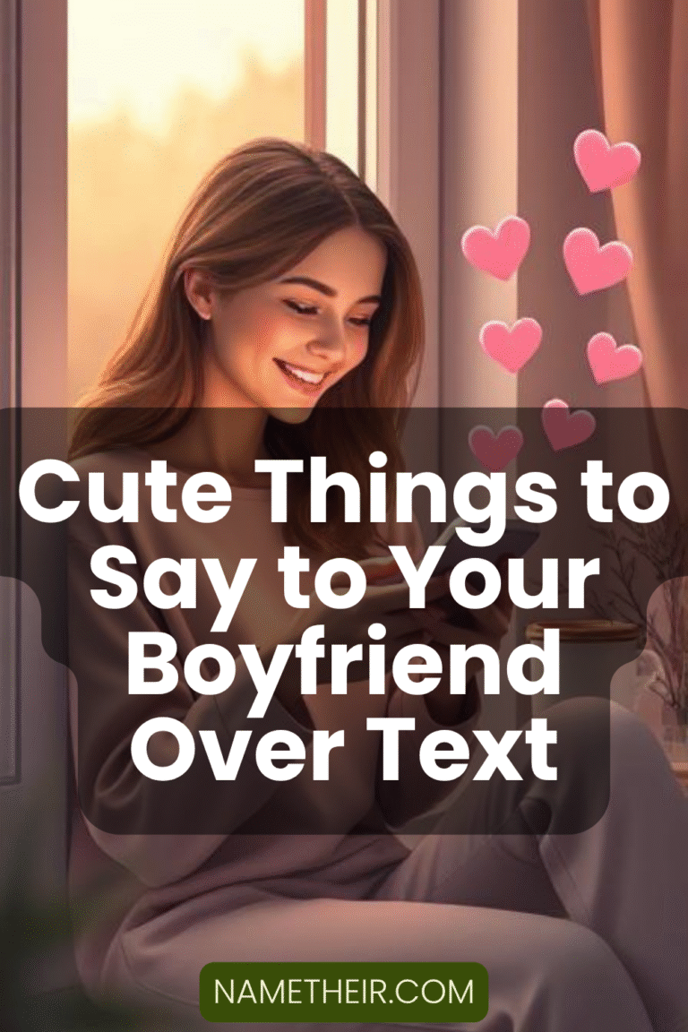 Cute Things to Say to Your Boyfriend Over Text
