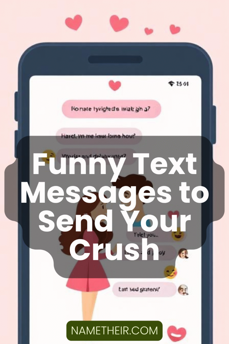 Funny Text Messages to Send Your Crush