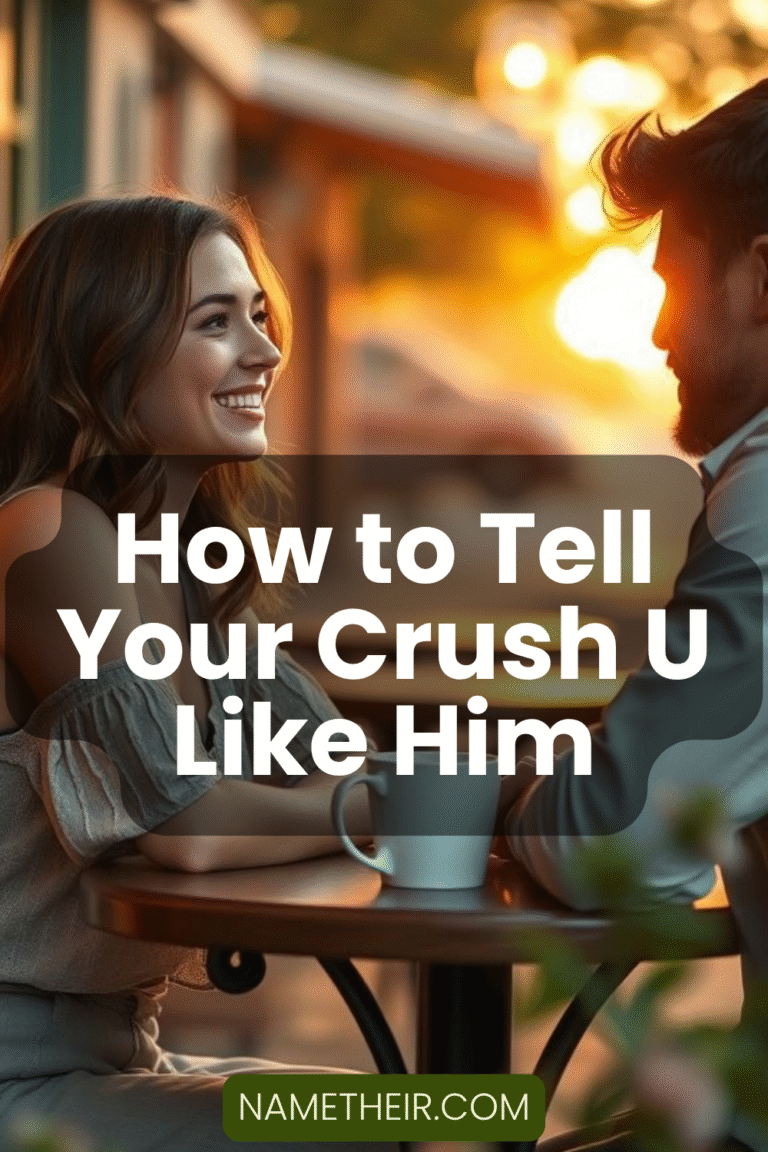 How to Tell Your Crush U Like Him