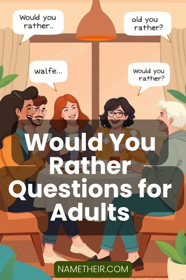 Would You Rather Questions for Adults